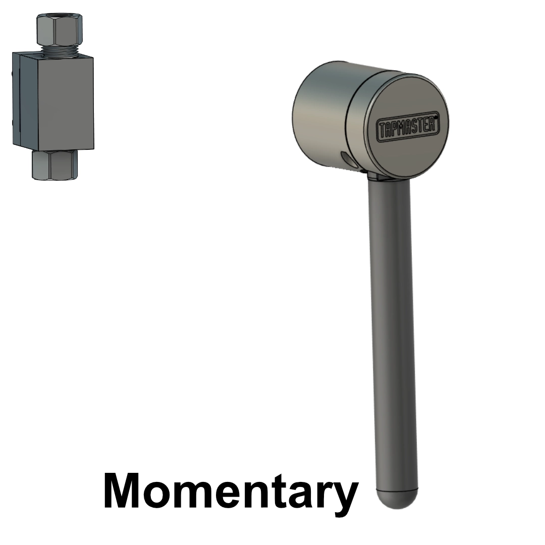 Tapmaster Euro with Momentary Activator - Single Water Line