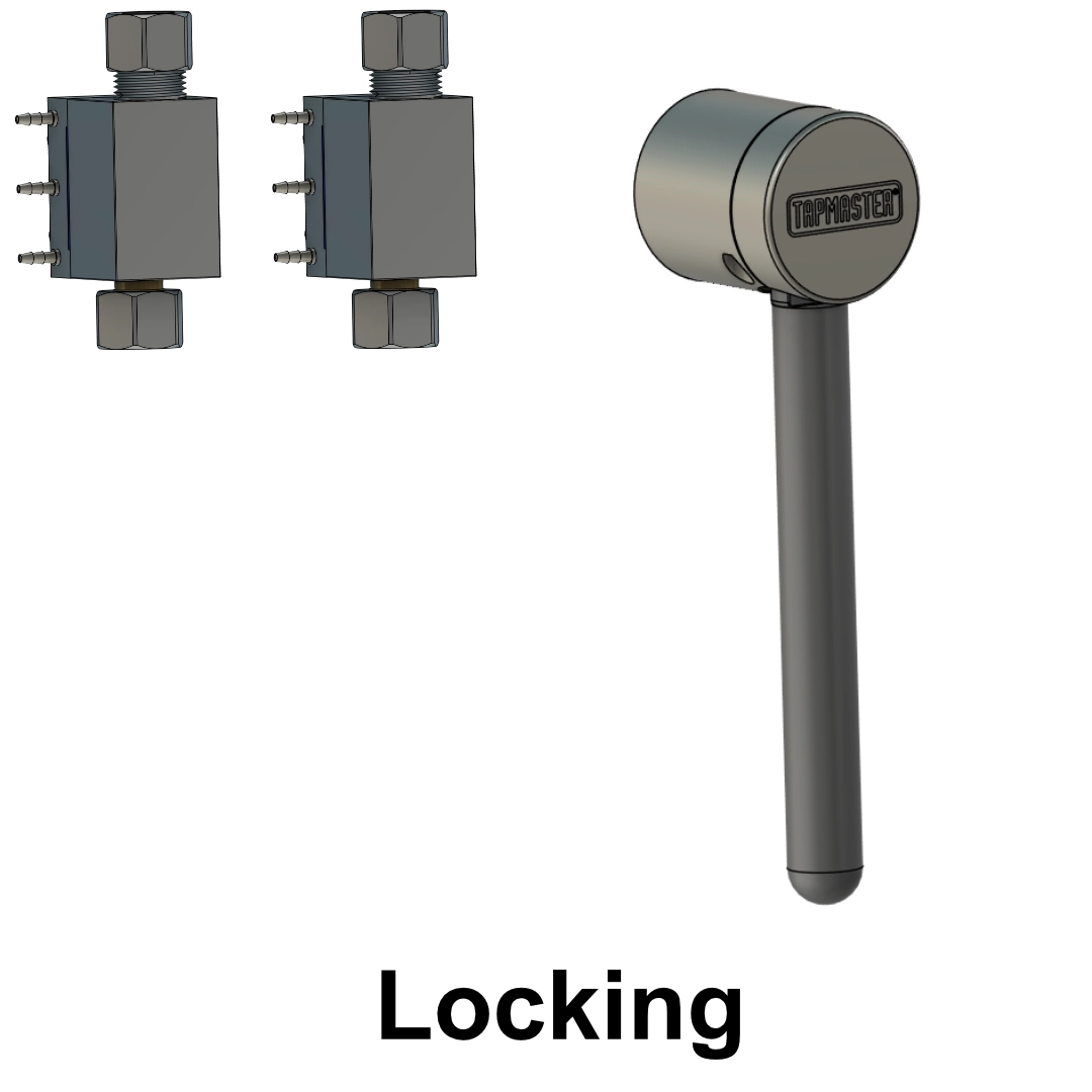 Tapmster Euro with Locking Activator - Nickel