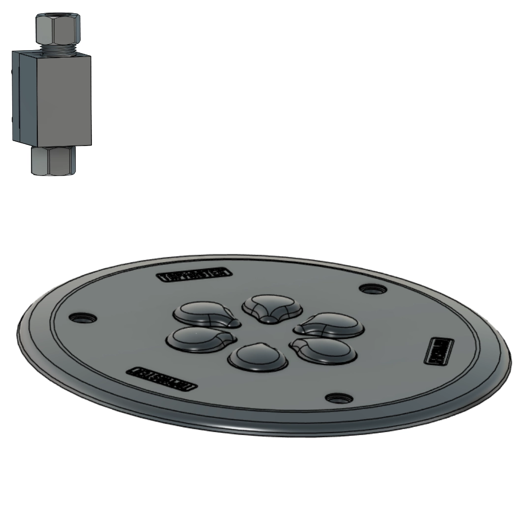 Tapmaster In Floor Activator - Single Water Line