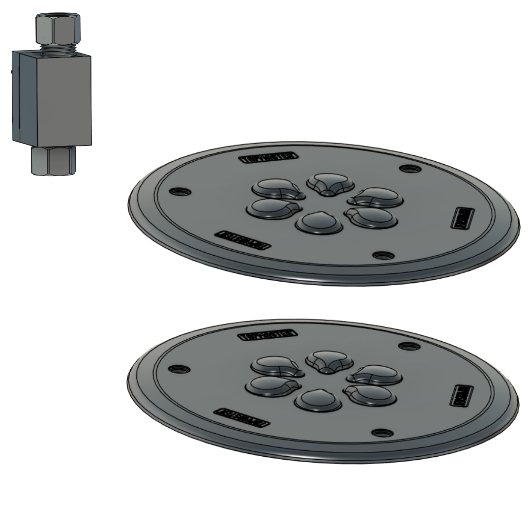 Tapmaster In-Floor Activator - Single Water Line - Dual