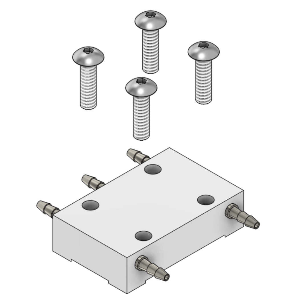 5 Barb Manifold Kit with Spaced Barbs