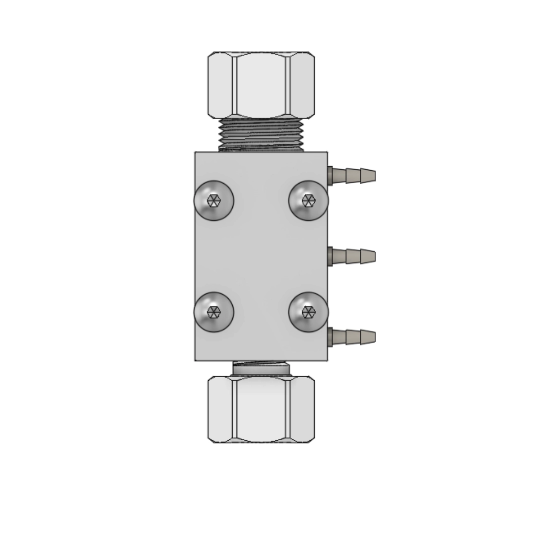 Complete 3 Barb Valve Block