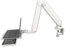 AccessMount™ Elite 5220 double arm mount Laptop tray with slider desk clamp