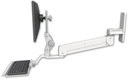 AccessMount™ Elite 5120 Paralink single arm LCD wall mount with a 12" keyboard tray