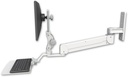 AccessMount™ Elite 5120 Paralink single arm LCD wall mount with a 12" flat keyboard tray