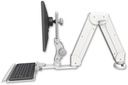 AccessMount™ Elite 5216 short Paralink double arm LCD desk mount with a 12" keyboard tray