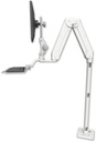 AccessMount™ Elite 5216 short Paralink double arm LCD with a 36" floor pedestal and a 12" keyboard tray