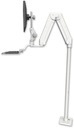 AccessMount™ Elite 5216 short Paralink double arm LCD with a 48" floor pedestal and a 12" keyboard tray