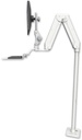 AccessMount™ Elite 5216 short Paralink double arm LCD with a 48" floor pedestal and a 12" flat keyboard tray