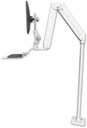 AccessMount™ Elite 5220 Paralink double arm LCD with a 48" floor pedestal and a 12" flat keyboard tray