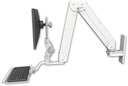 AccessMount™ Elite 5220 Paralink double arm LCD wall mount with a 12" keyboard tray