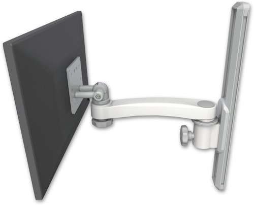 AccessMount™ ErgoVision 65 LCD mount on a 19" wall track slider with an 11" arm