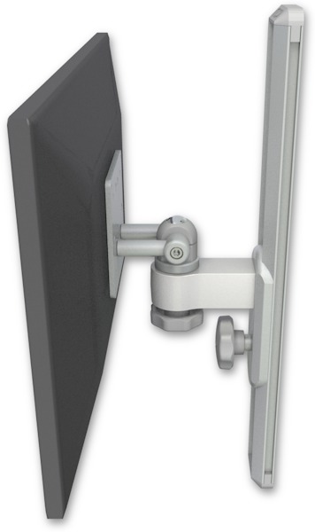AccessMount™ ErgoVision 65 LCD mount on a 19" wall track slider