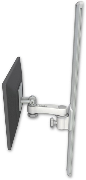 AccessMount™ ErgoVision 65 LCD mount on a 36" wall track slider with an 6" arm