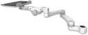 AccessMount™ 12" paralink keyboard tray mount for a 1.5" pole and a 20" double-arm