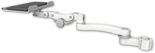 AccessMount™ 12" paralink keyboard tray mount for a 2" pole and an 11" arm