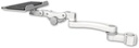 AccessMount™ 12" paralink keyboard tray mount for a 2" pole and an 11" arm