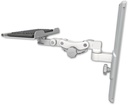 AccessMount™ 12" paralink keyboard tray mount on a 19" wall track slider