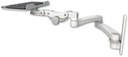AccessMount™ 12" paralink keyboard tray wall mount and a 20" double-arm