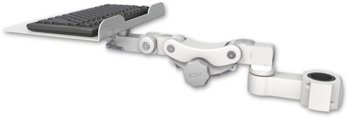 AccessMount™ 12" flat paralink keyboard tray mount for a 1.5" pole