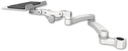 AccessMount™ 12" flat paralink keyboard tray mount for a 1.75" pole and a 20" double-arm