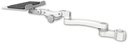AccessMount™ 12" flat paralink keyboard tray mount for a 2" pole and an 11" arm