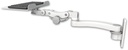 AccessMount™ 12" flat paralink keyboard tray wall mount and an 11" arm