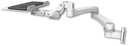 AccessMount™ 12" flat paralink keyboard tray 3.5" wall mount and a 20" double-arm