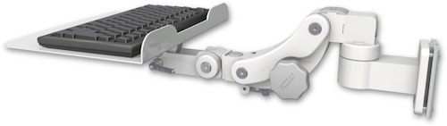 AccessMount™ 12" flat paralink keyboard tray 3.5" wall mount