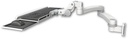 AccessMount™ Paralink keyboard tray w/ wrist rest bend 3.5" wall mount and a 20" double-arm