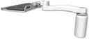AccessMount™ 12" keyboard tray desk mount, a 5" riser, and an 11" arm