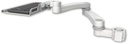 AccessMount™ 12" keyboard tray mount for a 2" pole and a 20" double-arm