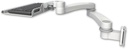 AccessMount™ 12" keyboard tray 3.5" wall mount and a 20" double-arm