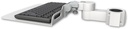 AccessMount™ 12" flat keyboard tray mount for a 1.5" pole