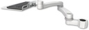 AccessMount™ 12" flat keyboard tray mount for a 1.75" pole and a 20" double-arm