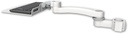 AccessMount™ 12" flat keyboard tray mount for a 2" pole and an 11" arm