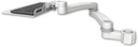 AccessMount™ 12" flat keyboard tray mount for a 2" pole and a 20" double-arm
