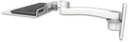 AccessMount™ 12" flat keyboard tray wall mount and an 11" arm