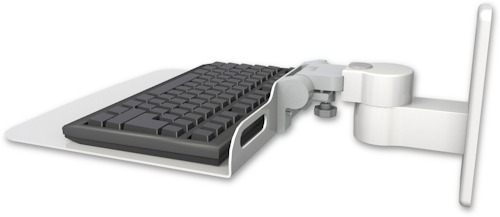 AccessMount™ 12" flat keyboard tray wall mount