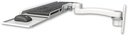 AccessMount™ Wrist-rest keyboard tray wall mount and an 11" arm