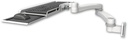AccessMount™ Wrist-rest keyboard tray 3.5" wall mount and a 20" double-arm