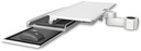 AccessMount™ Work surface tray and slide-out keyboard tray mount for a 1.5" pole