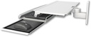 AccessMount™ Work surface tray and slide-out keyboard tray wall mount