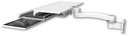 AccessMount™ Work surface tray and slide-out keyboard tray 3.5" wall mount and an 11" arm