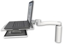AccessMount™ Laptop tray with slider desk mount, a 7.5" riser, and an 11" arm