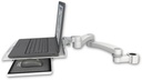 AccessMount™ Laptop tray with slider mount for a 1.5" pole and a 20" double-arm