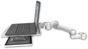 AccessMount™ Laptop tray with slider mount for a 2" pole and a 20" double-arm