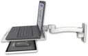 AccessMount™ Laptop tray with slider wall mount and an 11" arm
