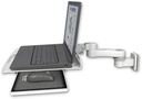 AccessMount™ Laptop tray with slider 3.5" wall mount and an 6" arm