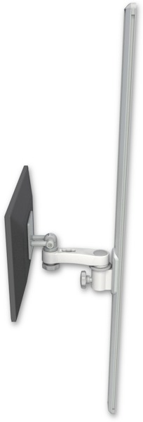 AccessMount™ ErgoVision 65 LCD mount on a 50" wall track slider with an 6" arm